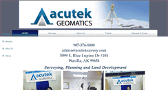 Desktop Screenshot of acuteksurvey.com