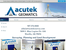 Tablet Screenshot of acuteksurvey.com
